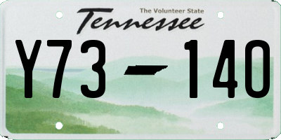 TN license plate Y7314O
