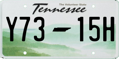 TN license plate Y7315H