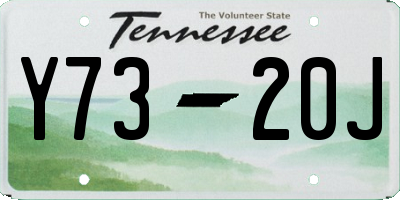 TN license plate Y7320J