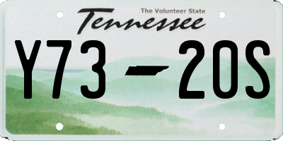 TN license plate Y7320S