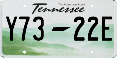 TN license plate Y7322E