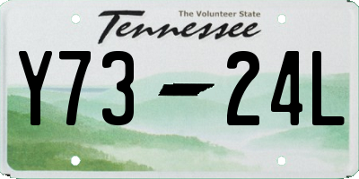 TN license plate Y7324L