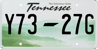 TN license plate Y7327G