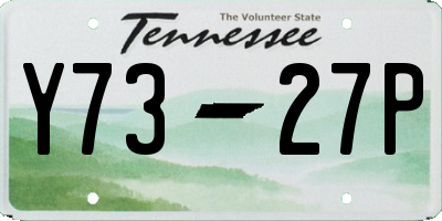TN license plate Y7327P