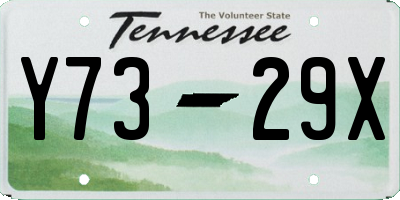 TN license plate Y7329X