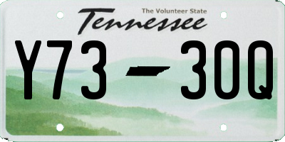 TN license plate Y7330Q