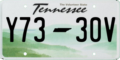 TN license plate Y7330V
