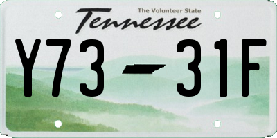 TN license plate Y7331F