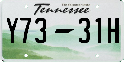TN license plate Y7331H