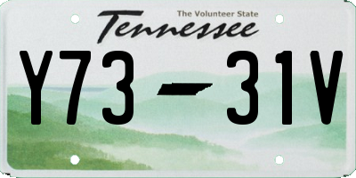 TN license plate Y7331V