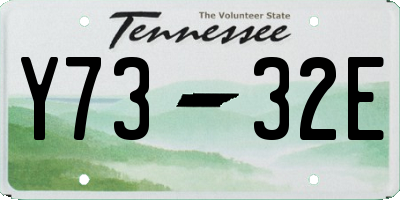 TN license plate Y7332E