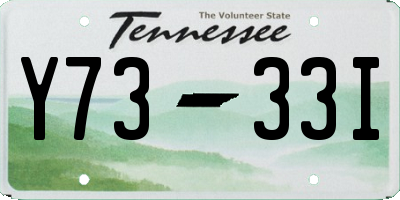 TN license plate Y7333I