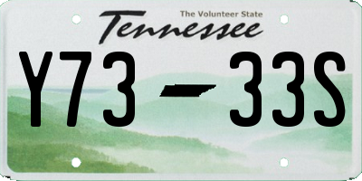 TN license plate Y7333S