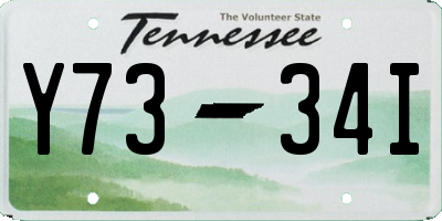 TN license plate Y7334I