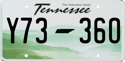 TN license plate Y7336O
