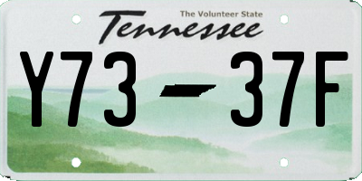 TN license plate Y7337F