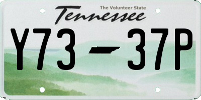 TN license plate Y7337P