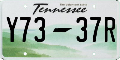 TN license plate Y7337R