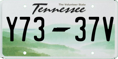 TN license plate Y7337V