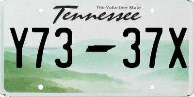 TN license plate Y7337X