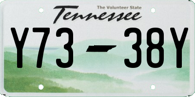 TN license plate Y7338Y