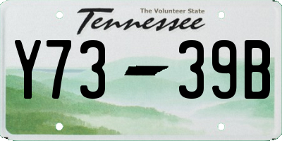 TN license plate Y7339B