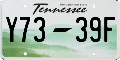 TN license plate Y7339F