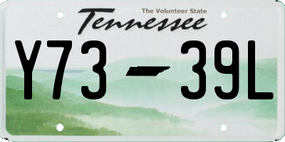 TN license plate Y7339L