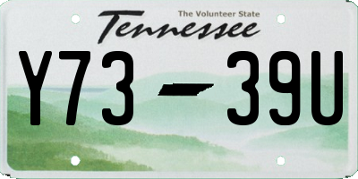 TN license plate Y7339U
