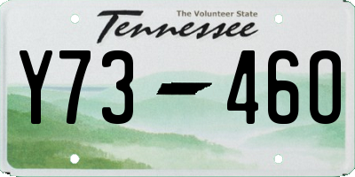 TN license plate Y7346O