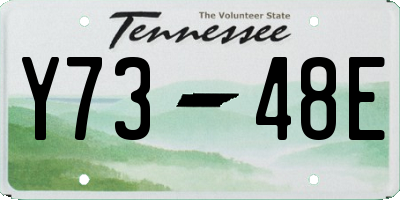 TN license plate Y7348E