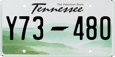 TN license plate Y7348O
