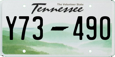 TN license plate Y7349O