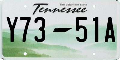 TN license plate Y7351A