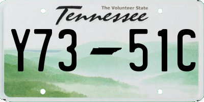 TN license plate Y7351C
