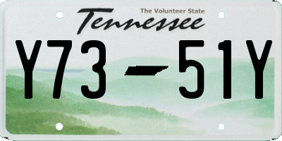 TN license plate Y7351Y
