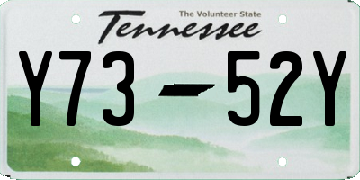 TN license plate Y7352Y