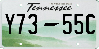 TN license plate Y7355C