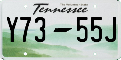 TN license plate Y7355J