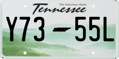 TN license plate Y7355L