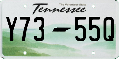 TN license plate Y7355Q