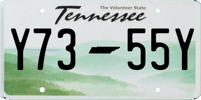 TN license plate Y7355Y