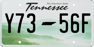 TN license plate Y7356F