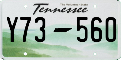 TN license plate Y7356O