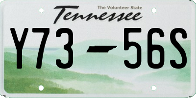 TN license plate Y7356S