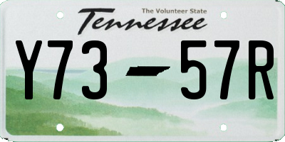 TN license plate Y7357R