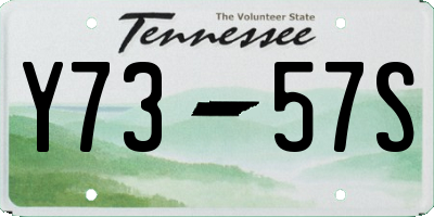 TN license plate Y7357S