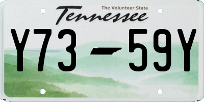 TN license plate Y7359Y