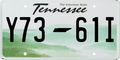 TN license plate Y7361I