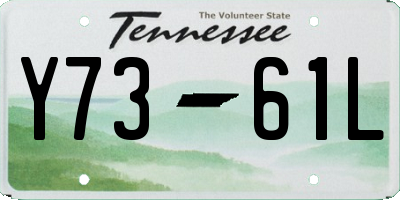 TN license plate Y7361L